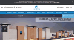 Desktop Screenshot of citycentresharjah.com